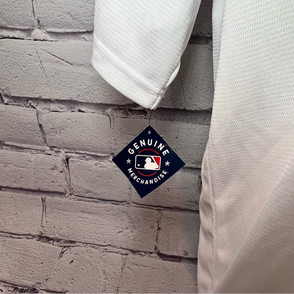 Nike Los Angeles Dodgers Baseball World Series White Jersey XL Stitched Ohtani - Picture 7 of 9